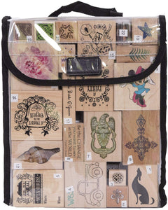 totally-tiffany sello, almacenar y Go Bolsa doble cara, 9 x 11,5 x 2 Pulgadas - Arteztik