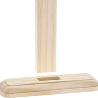 Juvale - Cruz de madera sin terminar para decoración del hogar (2 unidades) - Arteztik