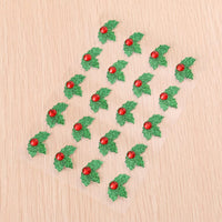 Amosfun - 5 hojas de pegatinas decorativas para Navidad, color verde y rojo - Arteztik
