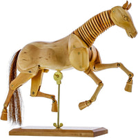 US Art Supply caballo de madera artista maniquí Manikin articulada de dibujo (12" caballo) - Arteztik