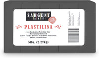 Sargent Art Plastilina arcilla de modelado, 5 libras, color gris - Arteztik

