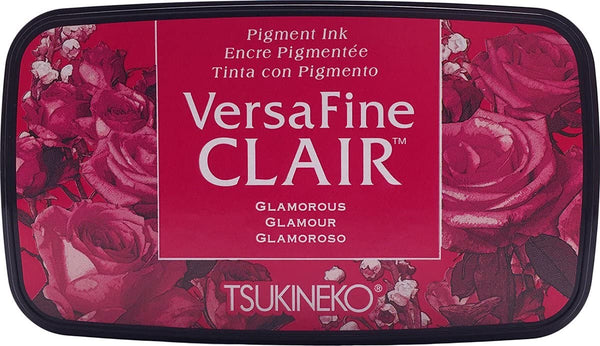 Tsukineko, VersaFine Clair, almohadilla de tinta de tamaño completo, Glamourous - Arteztik