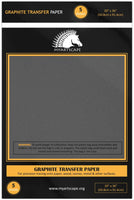 MyArtscape - Papel de transferencia de grafito (20.0 x 36.0 in, 5 hojas), color negro - Arteztik
