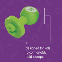 Colorations - Juego de 26 sellos de letras en minúsculas, herramienta de aprendizaje ABC para niños pequeños, ideal para el aula y el aprendizaje en el hogar - Arteztik
