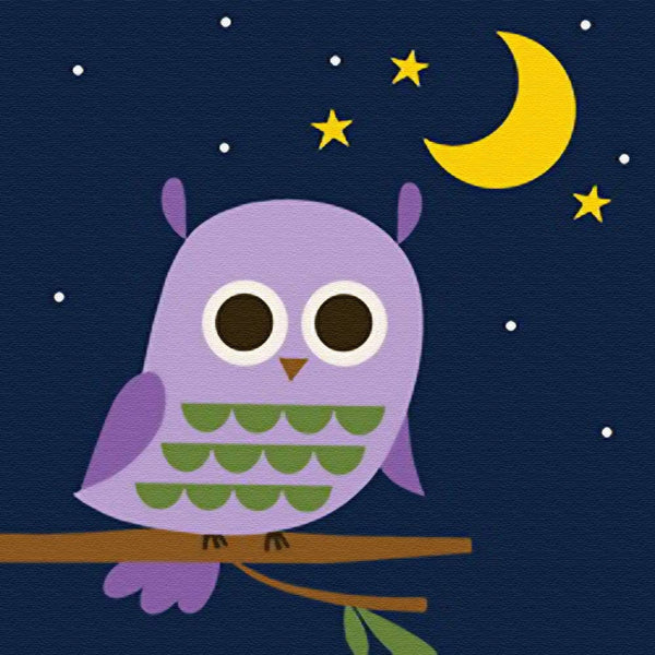 Komidea - Kit de pintura al óleo para niños principiantes, bonito animal de 7.9 x 7.9 in, Lovely Owl - Arteztik