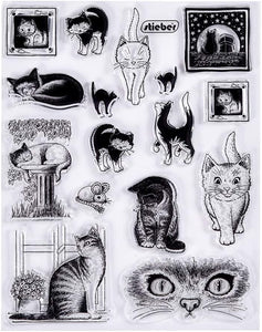 MaGuo - Sellos transparentes para hacer tarjetas, decoración y manualidades - Arteztik