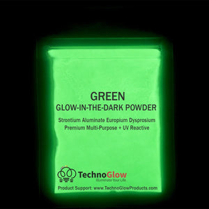Verde Brilla en la oscuridad), Pigmento en polvo (8 oz, 30 – 40 micras) - Arteztik