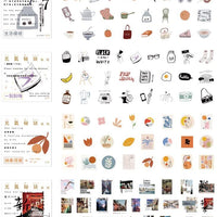 Doraking 300 pegatinas para decoración de conejos de dibujos animados para álbumes de recortes Bujos, 6 temas bonitos conejos pegatinas (amarillo) - Arteztik