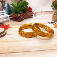 Vincilee 2 rollos de alambre de aluminio para manualidades, alambre de metal flexible para hacer joyas y manualidades (0.098 in de diámetro) - Arteztik