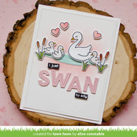 Juego de sellos transparentes para manualidades con diseño de cisne (LF2219, LF2220), paquete de 2 piezas - Arteztik