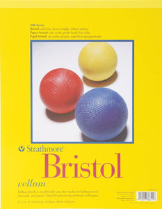 Strathmore Bristol Vellum - Bloc de papel (11 x 14 x 20 hojas) - Arteztik