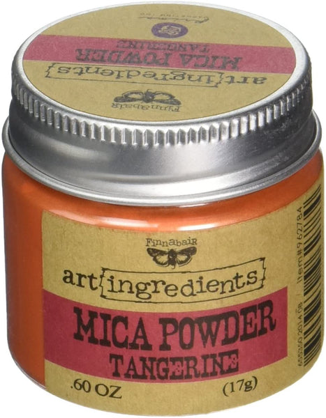 Prima de Marketing finnabair Arte ingredientes polvo de mica, 0,6 oz, tangerine - Arteztik