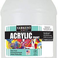 Sargent Art, pintura acrílica blanca, 64 oz. Botella - Arteztik