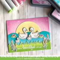 Juego de sellos transparentes para manualidades con diseño de cisne (LF2219, LF2220), paquete de 2 piezas - Arteztik