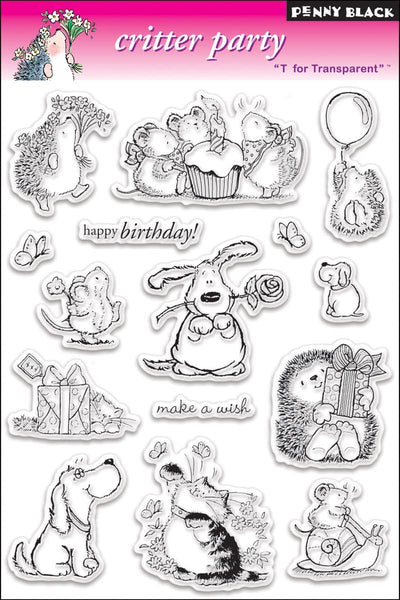 Penny Black PB30013 - Juego de sellos transparentes - Arteztik