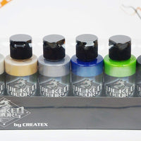 Createx Wicked colores perla Set aerógrafo pintura base agua 6 2oz W105 - Arteztik