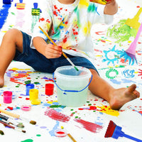 Nuolate2019 - Juego de pinceles de esponja para pintura de niños (42 piezas) - Arteztik