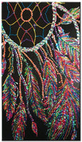 DIY 5D Diamond Painting, Dreamcatcher pluma, gran cristal diamante arte Dotz bordado mosaico patrón Rhinestone regalo decoración de pared kits para adultos RuBos - Arteztik
