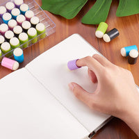 PH PandaHall 40pcs 5 Colors Finger Sponge Daubers Craft Drawing Project Finger Painting Sponge Set for Painting Art Ink Crafts Chalk Card Making - Arteztik
