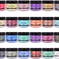 SEISSO 8 colores pigmento en polvo, 15 g/0.53 oz embotellado polvo de mica natural tinte de resina epoxi para limo, bomba de baño, bricolaje jabón vela fabricación, uñas artísticas, manualidades - Arteztik
