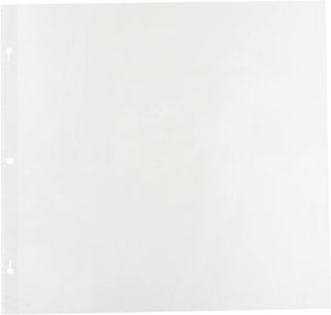 Pioneer Post Bund, carga superior Protectores de página con insertos de blanco, 12 por 12-Inch, 5-Pack - Arteztik