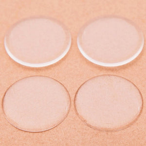 igogo Ronda Epoxy calcomanía para botella Cap colgantes – 2 inch (50,8 mm) transparente color, 50 pcs - Arteztik