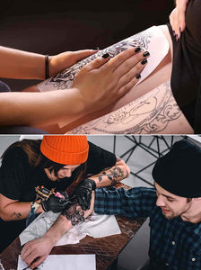 Papel de transferencia de tatuaje, Cridoz 100 hojas de papel de transferencia para tatuaje - Arteztik