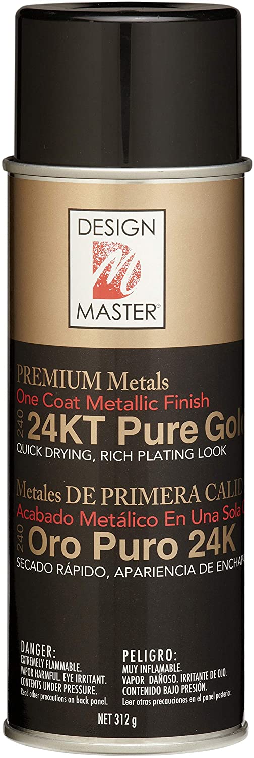 Diseño Master Nº 240 Pure Gold Metallic Spray de 24 quilates - Arteztik
