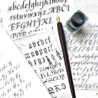 Juego de bolígrafos de caligrafía para caligrafía inglesa de madera, caligrafía hecha a mano con 11 puntas de diferentes estilos, tinta de escritura y pluma estilográfica, caja de regalo - Arteztik