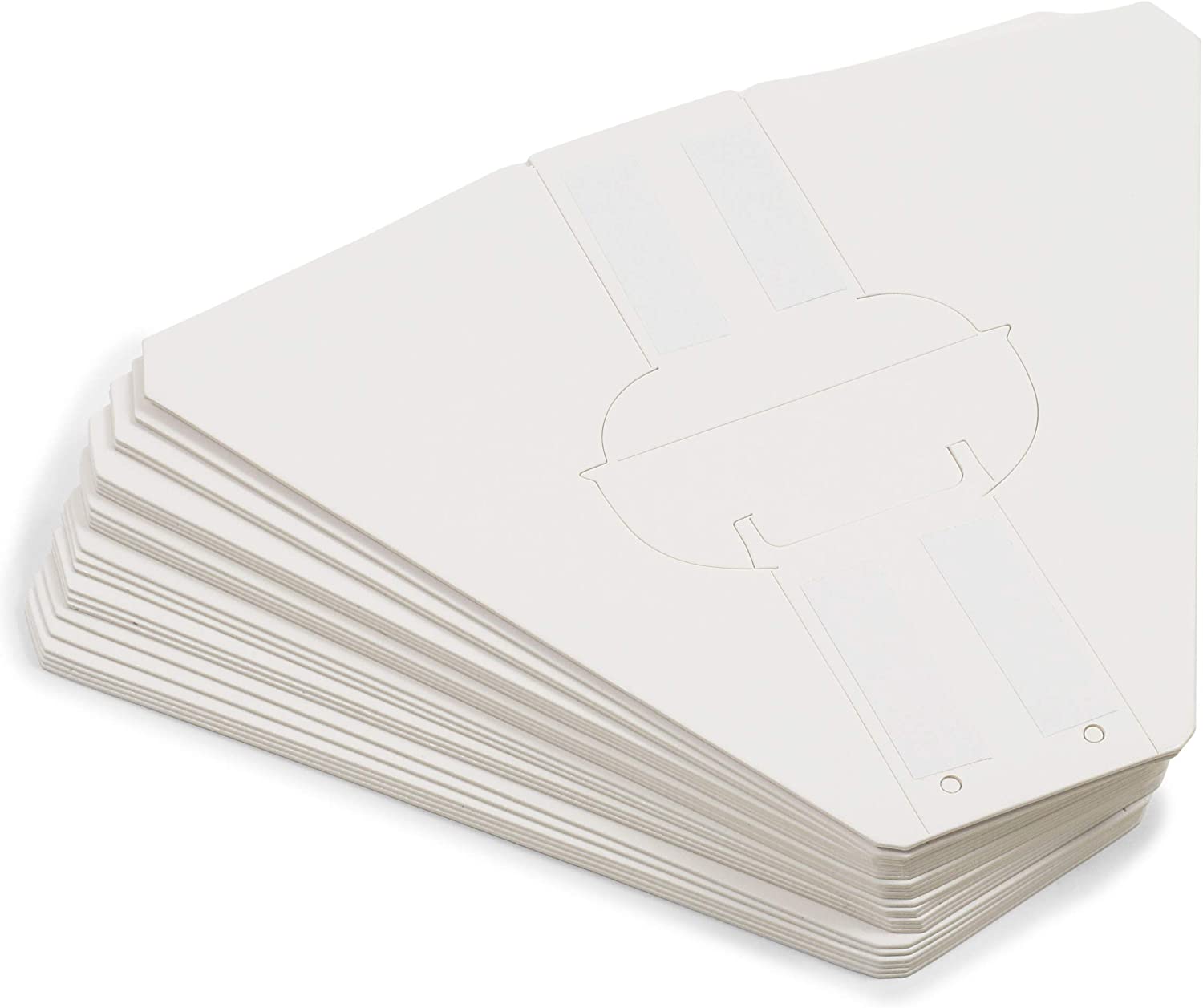 50 Soportes De Caballete Autoadhesivos - Cartón Blanco, 5 Pulgadas, Para Fotos, Posters, Arte, Exposiciones