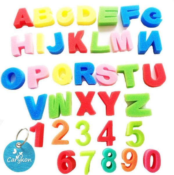 carykon 8 pcs cepillos de aprendizaje temprano esponja pintores - Arteztik