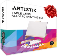 Artistik - Caballete de acrílico para mesa, mesa de escritorio, caballete ajustable para manualidades - Arteztik
