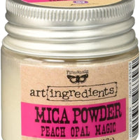 Prima Marketing 963569 Finnabair Art Ingredientes Mica en polvo, 0.6 oz, melocotón iridiscente - Arteztik