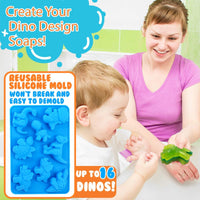 Dinonano Dino - Kit de jabón para hacer jabón de dinosaurios con base de jabón para hacer jabón STEM, kit de ciencia y manualidades para niños de 5 6 7 8 9 años + niños niñas juguetes - Arteztik