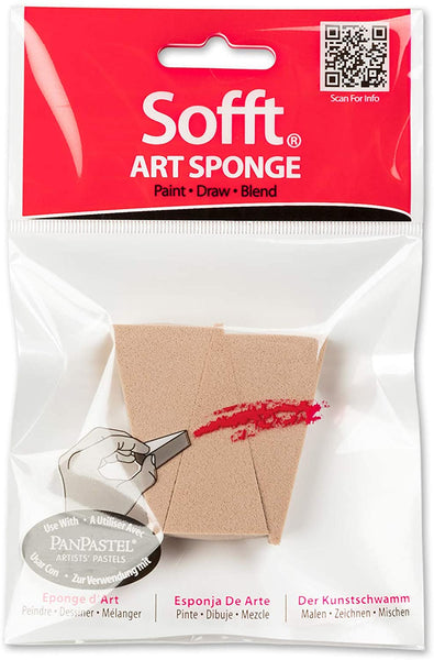Armadillo Art & Craft Colorfin - Barra de esponja suave (3 unidades) - Arteztik
