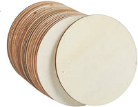 Juvale 24 piezas sin terminar 4 pulgadas de madera circulares recortes para posavasos de madera, manualidades y decoración del hogar - Arteztik
