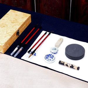 Teagas - Juego Sumi de pinceles para caligrafía china de pintura/escritura al agua (12 unidades). - Arteztik