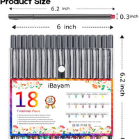 Bolígrafos de punta fina para planificador de diario, bolígrafos de colores, rotuladores de punta fina, bolígrafos de punta fina porosos, bolígrafos de punta fina, bolígrafos para revista, escritura de notas, toma de calendario, agenda de colorear, arte e - Arteztik