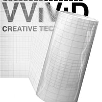 Alto Brillo Transferencia de vinilo transparente rollo de papel autoadhesiva W/Red respaldo 3 mil - Arteztik