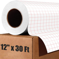 Lya Cinta de transferencia de vinilo para vinilo, rollo de papel de transferencia de 30 pies para Silhouette Cameo, máquina de deshierba, calcomanías, letreros, ventanas, pegatinas - Arteztik