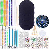 Mandala Dotting Tools Set, 39pcs Dotting Herramientas para pintura de rocas, Mandala Art y bocetos Art Supplies - Arteztik