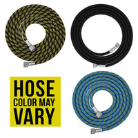 Master Airbrush 10 foot Nylon Trenzado aerógrafo Hose – Manguera con filtro Inline Humedad Trampa y Standard 1/8" Tamaño Accesorios en ambos extremos (Color puede variar) - Arteztik