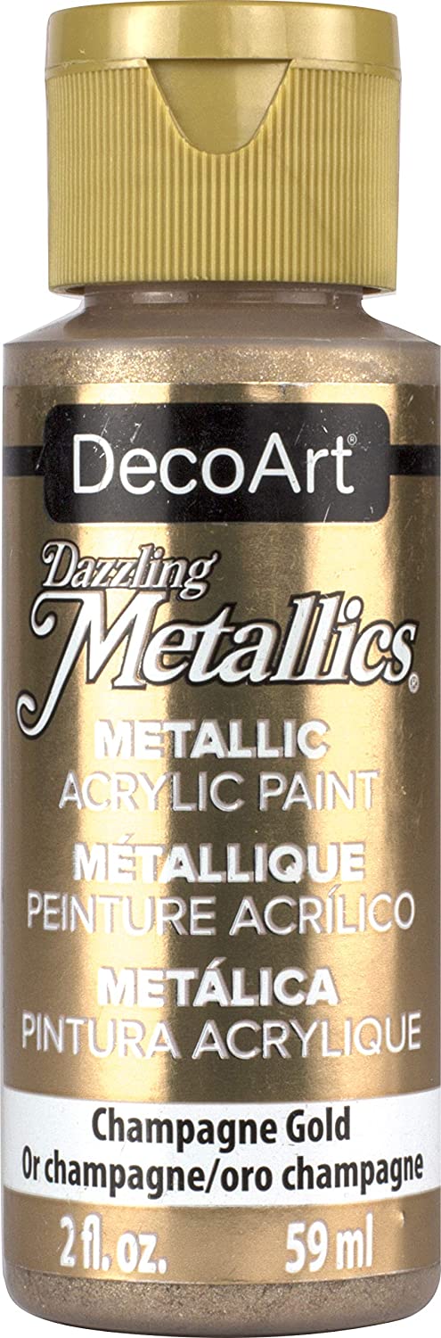 DecoArt - Pintura acrílica de 2 oz, 12 unidades de pintura brillante para  manualidades. 24 oz