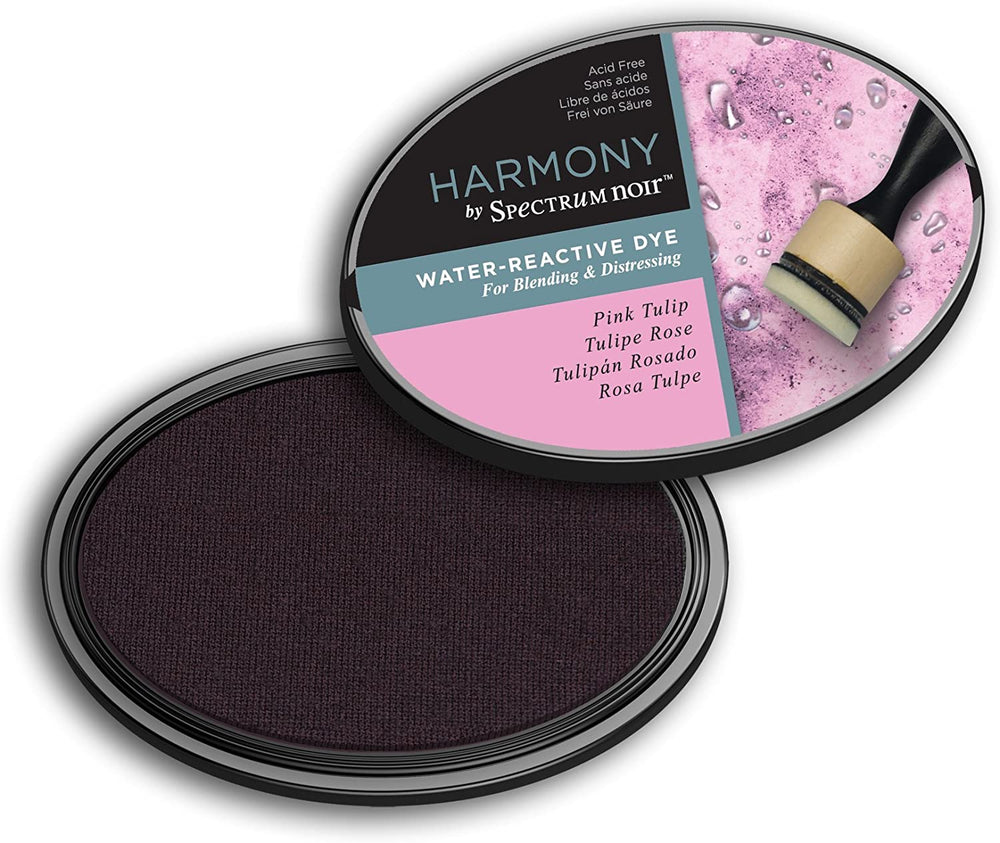 Spectrum Noir SN-IP-HWR-PTUL Harmony - Almohadilla de tinta reactiva para agua (tulipán rosa) - Arteztik