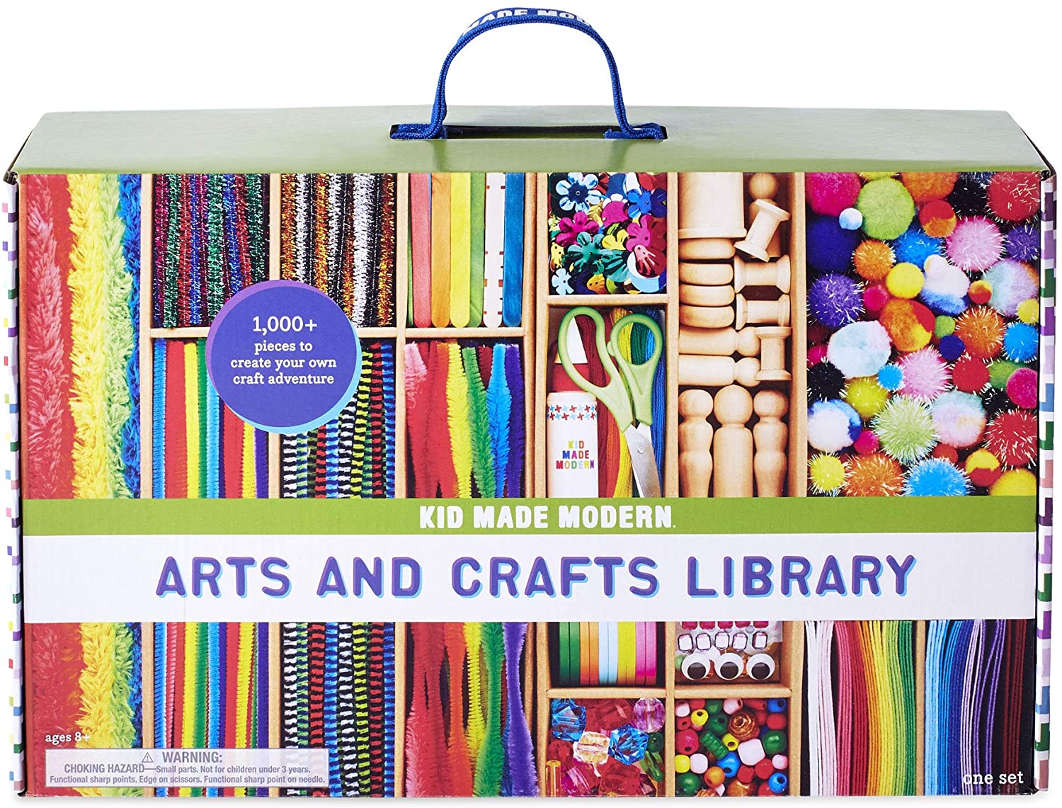 Kid Made - Kit de biblioteca para manualidades y artes modernas, 1 EA
