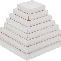 US Art Supply – Mini lienzo estirado cuadrado imprimado de 9.67 oz, surtido de 8 lienzos cuadrados – 1.0 in, 2.0 in, 2.0 in, 2.0 in, 3.0 in, 3.0 in, 3.0 in, 3.7 in, 4.0 in - Arteztik