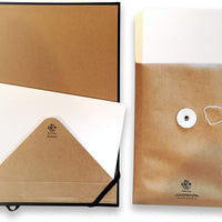 Field Artist - Caja de acuarela (5 x 7 pulgadas, 25 hojas sueltas de 300 GSM, prensado en frío, sin ácidos, 100% reciclado, papel de acuarela reciclado. - Arteztik