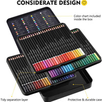 Magicfly 72 lápices de colores, lápices de colores profesionales a base de aceite para adultos, lápices de colores artísticos para libros de colorear, artes de dibujo y bosquejos, lápiz para colorear para adultos y niños - Arteztik
