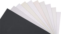 Alvin mat117 – 50 Mat y dibujo Junta de superficie lisa blanco y negro 15 x 20 - Arteztik
