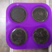 4 cavidades Silione Mandala molde redondo para hacer cemento o yeso piedras para pintura Mandala Dot (1 molde redondo 4 cavidades) - Arteztik